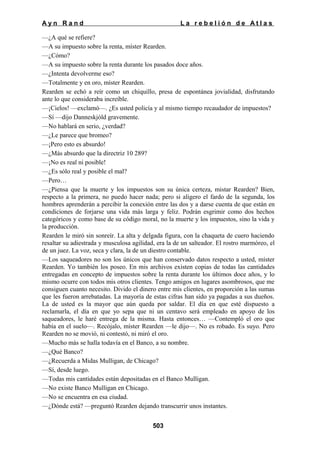 La rebelion de atlas