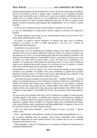 La rebelion de atlas