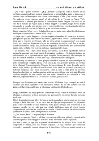 La rebelion de atlas