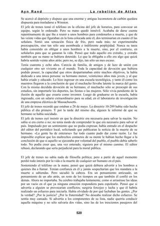 La rebelion de atlas