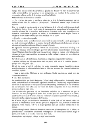 La rebelion de atlas