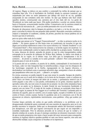 La rebelion de atlas