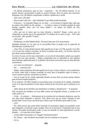 La rebelion de atlas