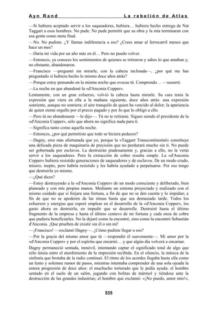 La rebelion de atlas