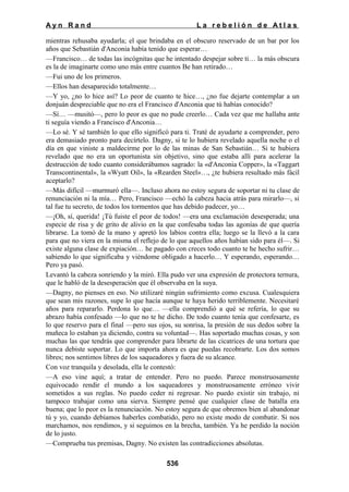 La rebelion de atlas