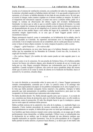 La rebelion de atlas