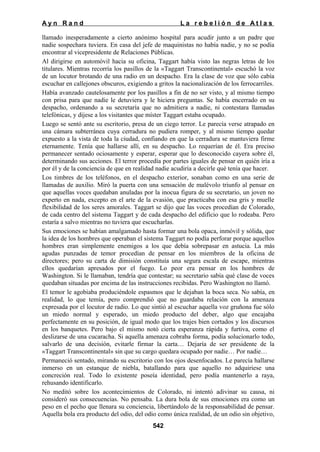 La rebelion de atlas