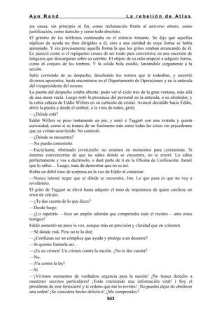 La rebelion de atlas