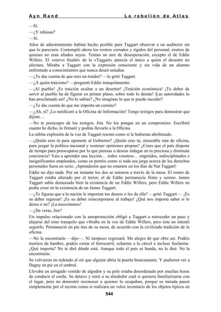 La rebelion de atlas