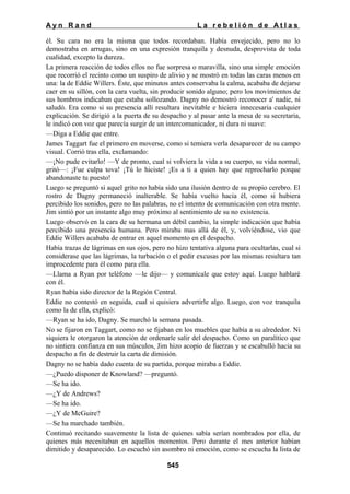 La rebelion de atlas