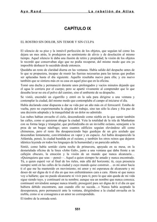 La rebelion de atlas