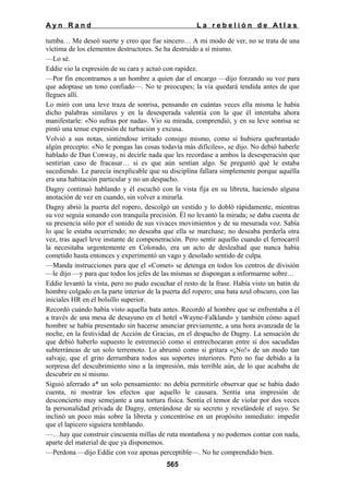 La rebelion de atlas