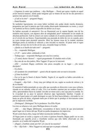 La rebelion de atlas