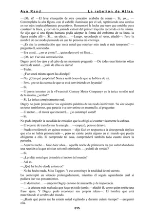 La rebelion de atlas