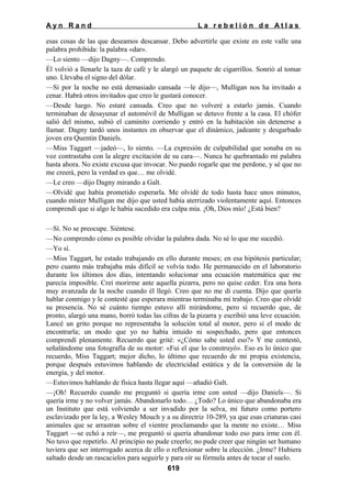 La rebelion de atlas