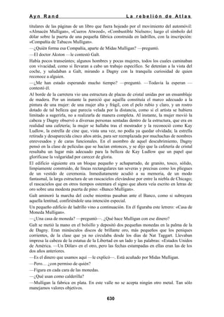 La rebelion de atlas