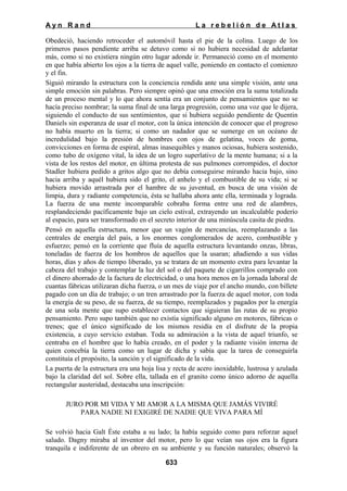 La rebelion de atlas