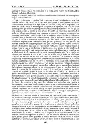 La rebelion de atlas