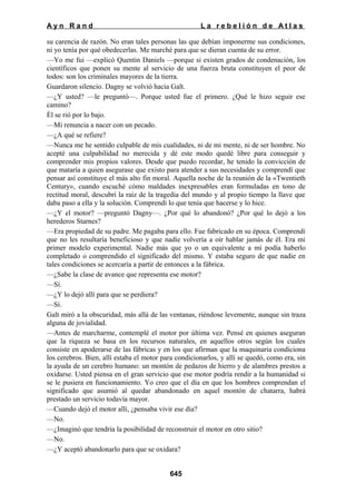 La rebelion de atlas