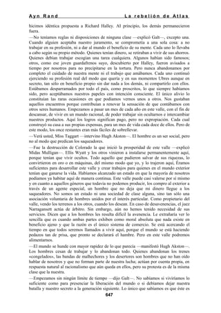 La rebelion de atlas