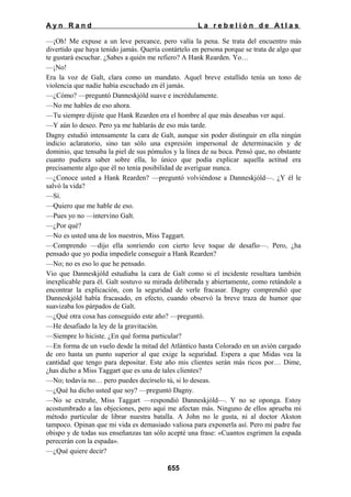 La rebelion de atlas