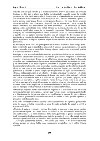 La rebelion de atlas