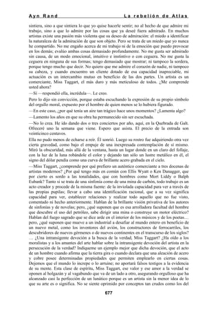 La rebelion de atlas