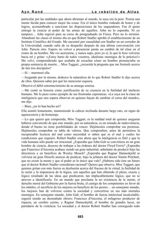 La rebelion de atlas