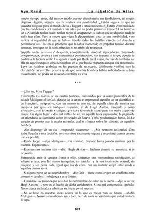 La rebelion de atlas