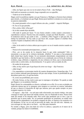 La rebelion de atlas