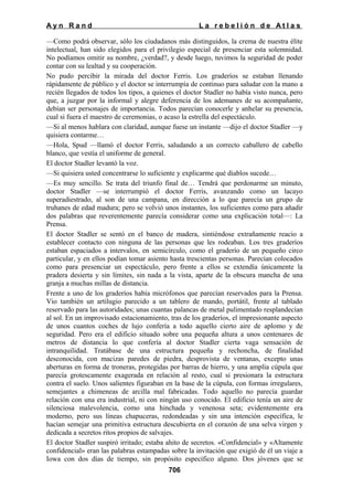 La rebelion de atlas