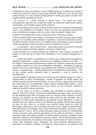 La rebelion de atlas