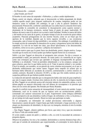 La rebelion de atlas