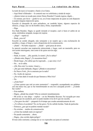 La rebelion de atlas