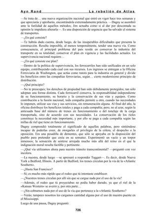 La rebelion de atlas