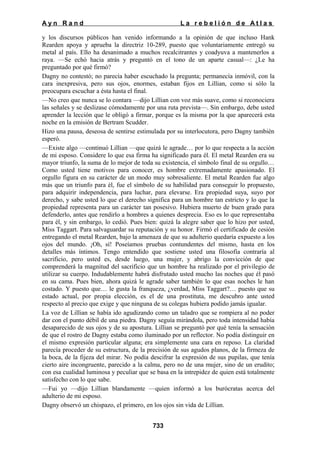 La rebelion de atlas