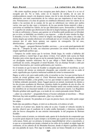 La rebelion de atlas