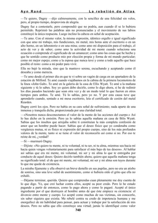 La rebelion de atlas