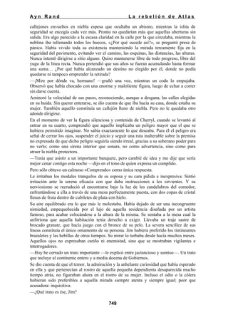 La rebelion de atlas