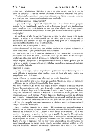 La rebelion de atlas