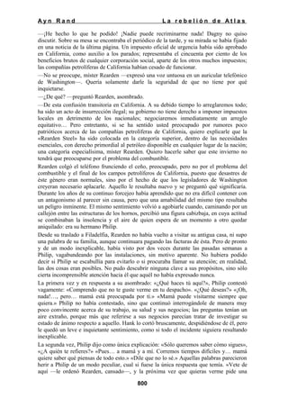 La rebelion de atlas