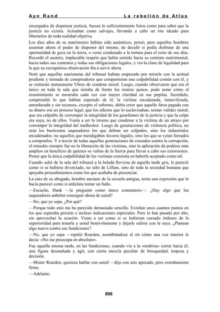 La rebelion de atlas