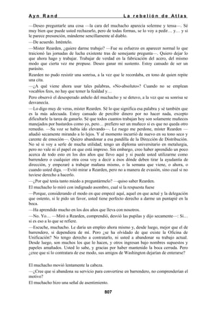 La rebelion de atlas