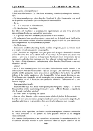 La rebelion de atlas