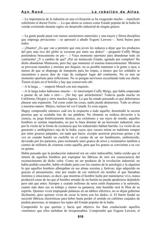 La rebelion de atlas