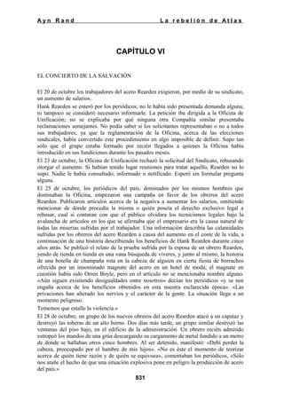 La rebelion de atlas