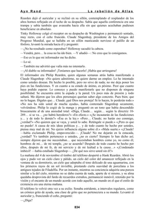 La rebelion de atlas