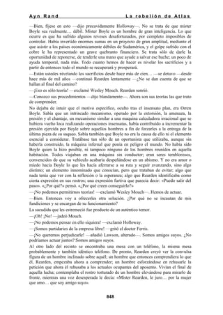 La rebelion de atlas