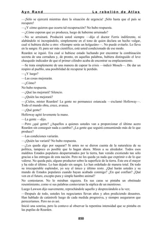 La rebelion de atlas