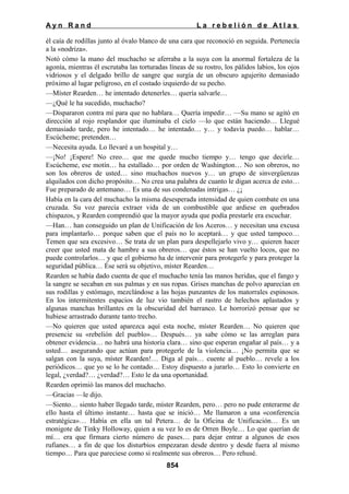 La rebelion de atlas